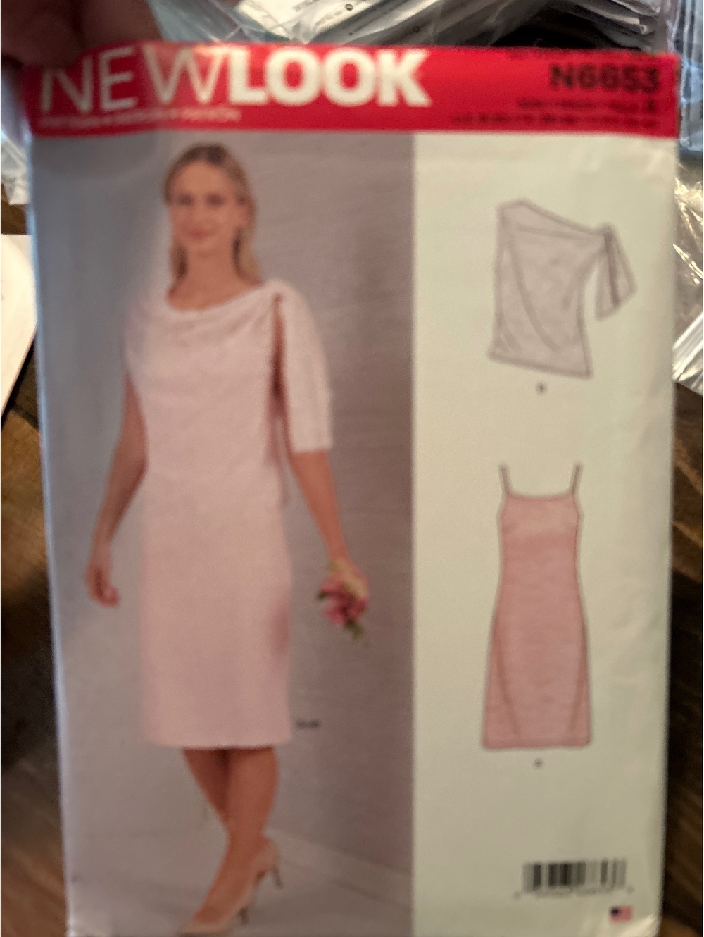 New Look Sewing Pattern N6653 for Women's Dress and Top